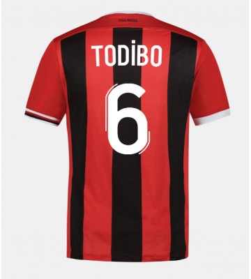 OGC Nice Jean-Clair Todibo #6 Primera Equipación 2023-24 Manga Corta